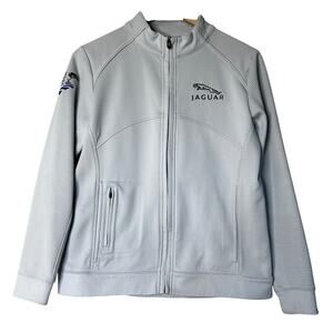 Cutter & Buck Jacket Mens Size S Jaguar Rolex Laguna Seca Raceway Luxury Gray